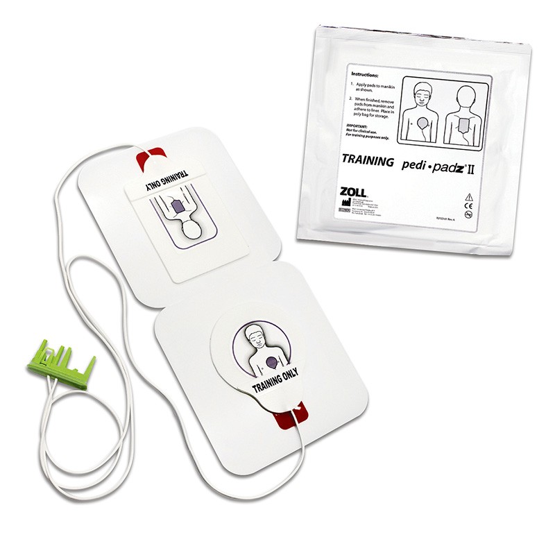 Trainings-Elektrode Pedi Padz II für Zoll AED Plus