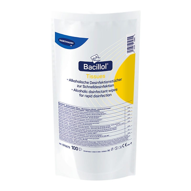Lingettes désinfectants Bacillol® Tissues, recharge, 100 pces.